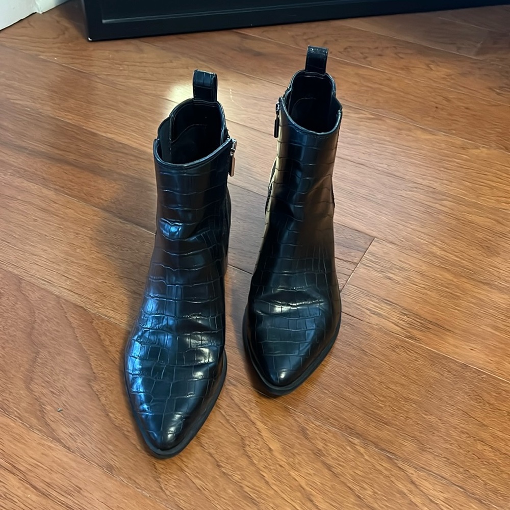 Black booties size 9